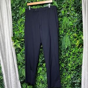 Vintage Ralph‎ Lauren Dress Pants Mens 36x32 Blue Total Comfort 100% Wool 3745